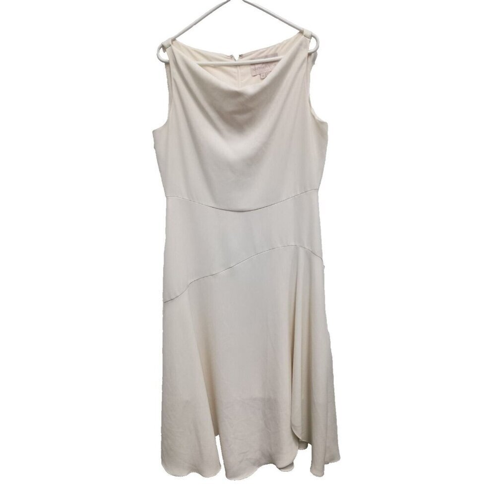 Gal Meets Glam Cream Midi Dress